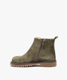 boots bebe garcon style chelsea dessus cuir – na! vert bottes et chaussures montantesC715701_3