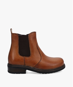 PANTACOURT GREY SANS GENRE CAMEL:30127720323-Cuir agneau/Cuir porc/Elastomere/Textile/