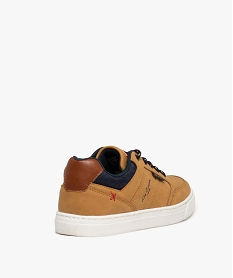 baskets garcon a lacets bicolores et col denim – lee cooper orange baskets et tennisC725801_4