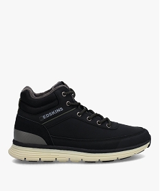 GEMO Boots garçon unis à lacets et semelle contrastée - Redskins Noir