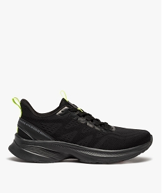 baskets homme running en mesh details fluo noir baskets et tennisC734401_1