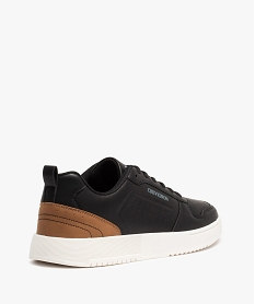 baskets homme unies a semelle contrastante - chevignon noirC734901_4