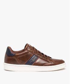 baskets homme unies a lacets - lee cooper brunC735001_1