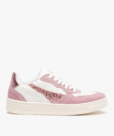 PULL ROUGE FONCE CHAUSSURE SPORT ROSE/BLANC:30380780093-Synthetique/Textile/Elastomere/Textile/