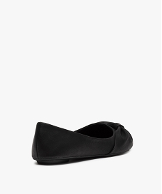 ballerines femme unies a noud drape noirC744601_4