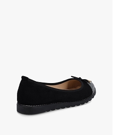 ballerines femme a bout brillant et semelle crantee noir ballerinesC745401_4