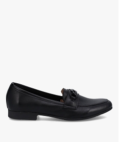 CHAUSSURE SPORT WHITE CHAUSSURE PLAT NOIR:30385590018-Cuir agneau/Cuir vachette/Elastomere/Synthetique/