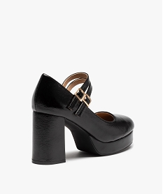 escarpins babies vernis a talon et double bride femme noir standardC749701_4