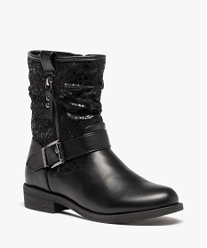 Bottines online femme motard