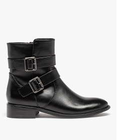 PANTALON GRIS BOOTS NOIR:30387721189-Synthetique/Cuir por lwg or/Elastomere/Textile/