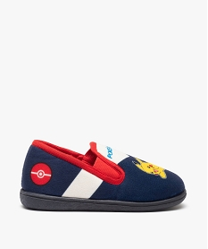 GEMO Chaussons enfant en velours imprimé - Pokémon bleu standard