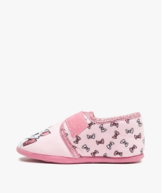 chaussons en velours imprimes aristochats fille - disney roseC769001_3
