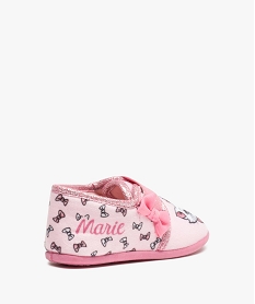 chaussons en velours imprimes aristochats fille - disney roseC769001_4