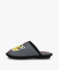 chaussons garcon mules en jersey pikachu - pokemon grisC770301_3