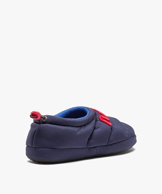 chaussons garcon matelasses et brodes - nasa bleuC773401_3