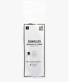 semelles antibacteriennes en mousse memoire de forme bleu standardC786301_4