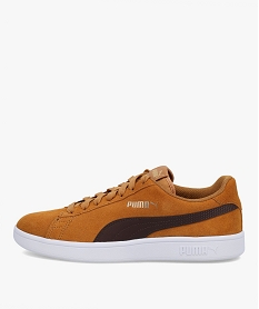 baskets homme dessus cuir velours bicolore - puma smash orangeC799201_3