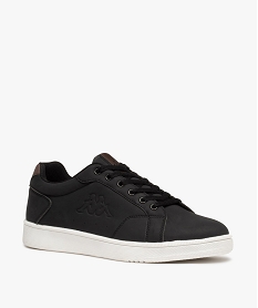 baskets homme unies a lacets – kappa noir baskets et tennisC799901_2