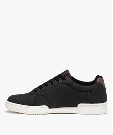 baskets homme unies a lacets - kappa noirC799901_3