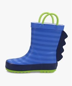 bottes de pluie bebe dinosaure avec anses bleuC807901_3