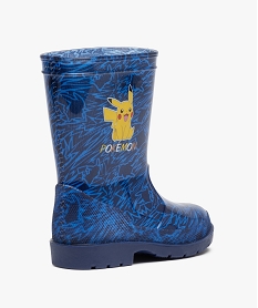 bottes de pluie garcon pikachu - pokemon bleuC808701_4