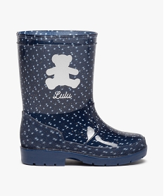 bottes de pluie fille a pois et a paillettes – lulucastagnette noir bottes de pluiesC808801_1