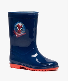 bottes de pluie garcon bicolores - spider-man bleuC809501_2