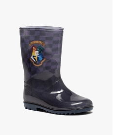 bottes de pluie garcon ecusson - harry potter bleuC809701_2