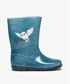 bottes de pluie fille chouette hedwige - harry potter bleuC810501_1