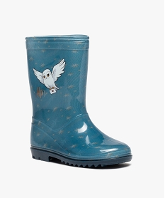 bottes de pluie fille chouette hedwige - harry potter bleuC810501_2