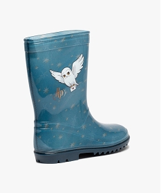 bottes de pluie fille chouette hedwige - harry potter bleuC810501_4