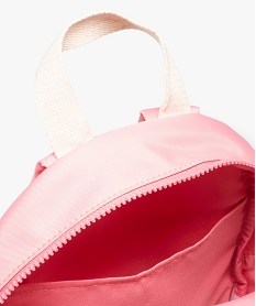 sac a dos maternelle fille imprime renard avec pochette assortie roseC811801_3