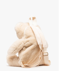 sac enfant en peluche ours - lulucastagnette beigeC812101_2