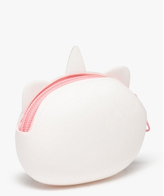 porte-monnaie enfant licorne en silicone souple blancC812301_2