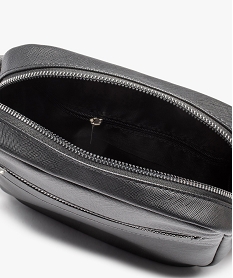 sacoche avec fermetures zippees et bandouliere homme noirC813201_3
