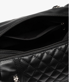 sac femme matelasse a details argentes noir sacs bandouliereC819001_3