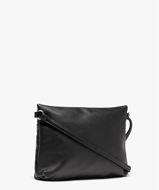 sac femme pochette avec devant embosse noir sacs bandouliere femme