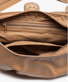 sac femme en matiere souple avec bouton metallique beige sacs bandouliereC819601_3