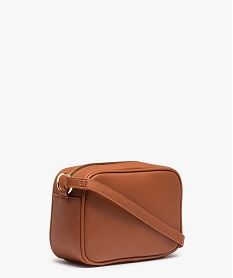 sac femme rectangulaire uni avec foulard satine orange sacs bandouliereC819901_2