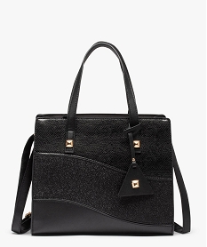 sac a main femme devant paillete a clous decoratifs noir sacs a mainC822301_1