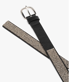 ceinture femme brillante a strass grisC824201_2