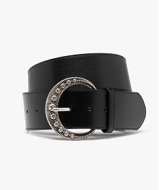 JUPE MIDI FEG 23WANI BLEU CL ACCESSOIRE NOIR:40089940165-Synthetique////