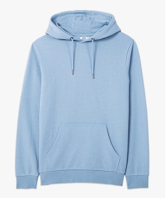 sweat homme molletonne a capuche bleu sweatsC825301_4