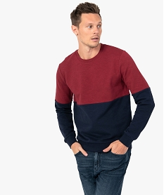 sweat homme bicolore violetC826301_1