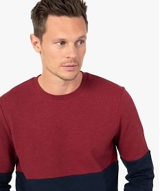 sweat homme bicolore violetC826301_2