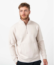 SURCHEMISE BEIGE SWEAT ECRU:40171500363-Coton////