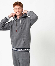 SANDALE OR SWEAT GRIS MOYEN:40171500366-Coton////