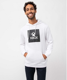 sweat homme a capuche avec motif xl - xbox blanc sweatsC827501_1