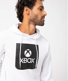 sweat homme a capuche avec motif xl - xbox blanc sweatsC827501_2