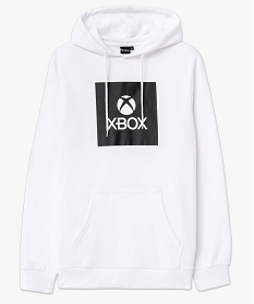 sweat homme a capuche avec motif xl - xbox blancC827501_4